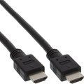 InLine® HDMI Kabel, HDMI-High Speed, Stecker / Stecker, schwarz, 1,5m
