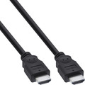 InLine® HDMI Kabel, HDMI-High Speed, Stecker / Stecker, schwarz, 1,5m