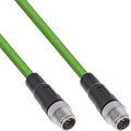 InLine® Industrie Netzwerkkabel, M12 8-pin X-kodiert St./St. Cat.6A - 40501