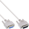 InLine® Joystickverlängerung, 15pol Stecker / Buchse, 2m, vergossen - 17740