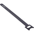 InLine® Kabelbinder 180x12mm, Klett-Verschluss, 10er, schwarz - 59943U