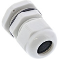 InLine® Kabeldurchführung PG 13.5 Nylon IP68 6-12mm, grau, 10 Stück - 44012