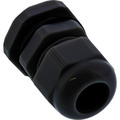 InLine® Kabeldurchführung PG 7 Nylon IP68 3,5-6mm, schwarz, 10 - 44010B