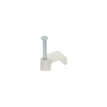 InLine® Kabelschelle 10mm eckig, weiß, 100 Stück - 44021