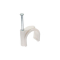 InLine® Kabelschelle 10mm rund, weiß, 100 Stück - 44021B
