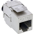 InLine® Keystone RJ45 Buchse Slim, SNAP-In, Cat.6A, integrierter - 76202P