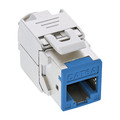 InLine® Keystone RJ45 Buchse, geschirmt, Cat.6A, blau 8er Pack