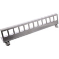 InLine® Keystone SNAP-In Metall-Modulhalter, 12-fach für Hutschiene - 76203I