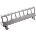 InLine® Keystone SNAP-In Metall-Modulhalter, 8-fach für Hutschiene - 76203H