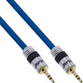 InLine® Klinken-Kabel PREMIUM, 3,5mm Stecker / Stecker, 0,5m - 99954P