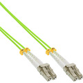 InLine LWL Duplex Kabel, LC/LC, 50/125µm, OM5, 0,5m