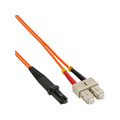 InLine® LWL Duplex Kabel, MTRJ/SC, 50/125µm, OM2, 3m - 87253