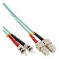InLine LWL Duplex Kabel, SC/ST, 50/125µm, OM3, 0,5m
