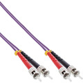 InLine LWL Duplex Kabel, ST/ST, 50/125µm, OM4, 5m