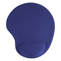 InLine® Maus-Pad, mit Gel Handballenauflage, 230x205x20mm, blau - 55453B