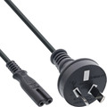 InLine Netzkabel, Netzstecker Australien auf Euro 8 C7 Stecker, 1,8m