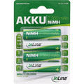 InLine® NiMH-Akku, Mignon (AA), 2350mAh, im 4er Blister - 01288
