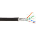 InLine Patchkabel, S/FTP (PiMf), Cat.6A, 500MHz, halogenfrei, Kupfer, schwarz, 100m