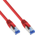 InLine® Patchkabel, S/FTP (PiMf), Cat.6A, halogenfrei, rot, 15m - 76815R