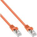 InLine® Patchkabel, SF/UTP, Cat.5e, orange, 0,25m - 72522O