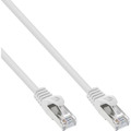 InLine® Patchkabel, SF/UTP, Cat.5e, weiß, 0,3m - 72533W