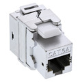 InLine® Premium Keystone RJ45 Buchse / LSA Einsatz, SNAP-In, Cat.6a - 76202D