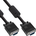 InLine S-VGA Kabel, 15pol HD Stecker / Stecker, schwarz, 0,3m
