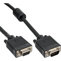 InLine S-VGA Verlngerung, 15pol HD Stecker / Buchse, schwarz, 0,3m