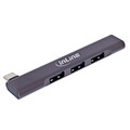 InLine® Slim USB-C Hub, 4-Port, USB 3.0 + 3x USB 2.0, schmale Bauform