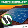 InLine® Solar Photovoltaik Steckverbinder Set, Stecker + Buchse