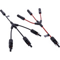 InLine® Solarkabel 3-fach Verteiler-Set schwarz/rot 0,36m - 95030