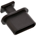InLine® Staubschutz, für USB-C Buchse, schwarz 50er Pack
