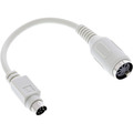 InLine® Tastatur-Adapterkabel, 5pol DIN-Buchse an PS/2-Stecker, ca. - 39340