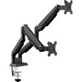 InLine® Tischhalterung mit Lifter & USB/Audio, 2 Monitore bis 81cm - 23171B