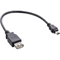 InLine® USB 2.0 Adapterkabel, Buchse A auf Mini-5-pol. Stecker, 0,2m - 33500C