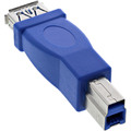 InLine® USB 3.0 Adapter, Buchse A auf Stecker B - 35300D