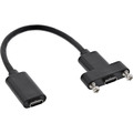 InLine USB 3.1 Adapterkabel, Buchse C auf Einbaubuchse C, 0,2m