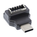 InLine® USB 3.2 Adapter, USB-C Stecker zu intern USB-E Frontpanel - 33446L