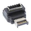 InLine® USB 3.2 Adapter intern, Frontpanel USB-E Stecker zu USB-E - 33446N