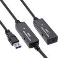 InLine® USB 3.2 Gen.1 Aktiv-Verlängerung, USB-A Stecker an USB-C 10m - 35655B