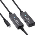 InLine® USB 3.2 Gen.1 Aktiv-Verlängerung, USB-C Stecker an USB-C 15m - 35656C