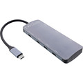 InLine® USB 3.2 Gen.2 Hub, 4x USB-C + 3x USB-A, PD 100W, Aluminium, - 35392C