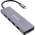 InLine® USB 3.2 USB-C Multi Hub (3x USB-A + USB-C), Cardreader, HDMI, - 33271O
