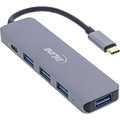 InLine® USB 3.2 USB-C Multi Hub (4x USB-A 5Gb/s + USB-C (Data/PD 87W) - 33271L