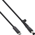 InLine USB-C zu HP Notebook (rund/groß) Ladekabel, 2m