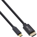 InLine® USB Display Kabel, USB-C Stecker zu HDMI Stecker, 1m - 64111