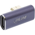 InLine® USB4 Adapter, USB-C Stecker/Buchse vertikal rechts/links - 35900C