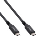 InLine® USB4 Kabel, USB-C Stecker/Stecker, 8K60Hz, schwarz, 1,5m - 35904A