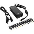 InLine® Universal Notebook-Netzteil mit Farbdisplay, schwarz, 12 Wechselstecker