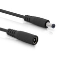 InLine® Verlängerungskabel, DC Stecker 5,5x2,1mm, schwarz, 1m